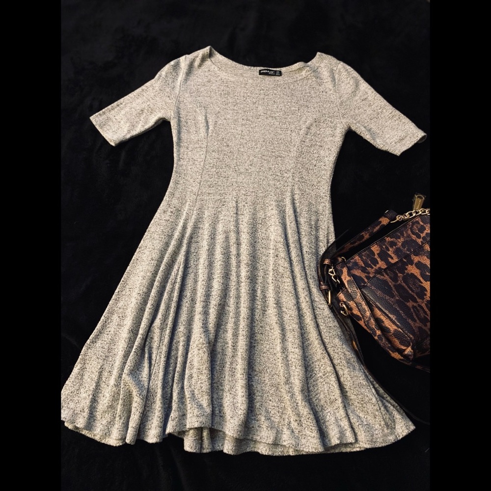 Grey Fleece Dress